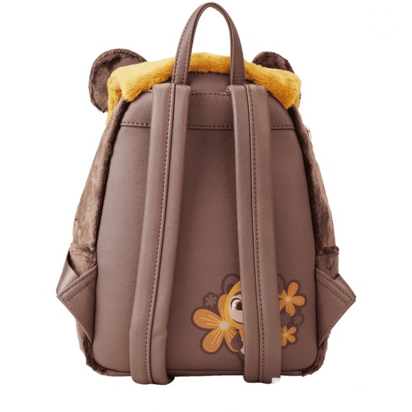 Loungefly Star Wars Plush Wicket Mini Backpack 🆕 - Picture 6 of 9